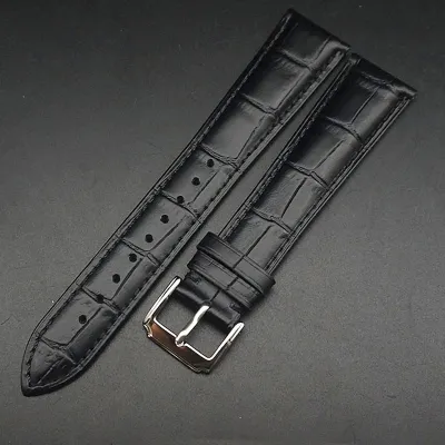 CROCODILE PATTERN GENUINE LEATHER WATCH STRAP GB-0108BS